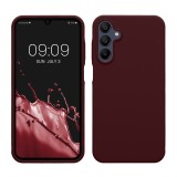Husa Kwmobile pentru Samsung Galaxy A15 5G, Visiniu, Silicon, KWM000021MF014C, Carcasa