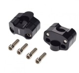 Adaptor inaltator ghidon moto, 22mm, culoare negru Hebe Cod Produs: MX_NEW AW5146