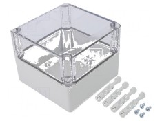 Carcasă Universală Policarbonat 125mm x 125mm x 100mm