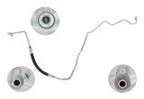Conducta inalta presiune AC Renault Grand Scenic 2009, Megane 2008; motor 1.5 dci, 1.6, 1.9 dci, 2.0, 2.0 T; locatie condensator-evaporator, gaz