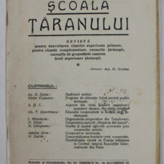 SCOALA TARANULUI , REVISTA , ANUL II , NR. 1-2 , IANUARIE - FEBRUARIE , 1938 , PREZINTA PETE SI URME DE UZURA , PAGINI NETAIATE