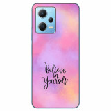 Husa Xiaomi Redmi Note 12 5G Silicon Gel Tpu Model Belive in Yourself