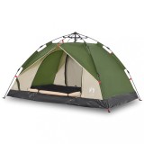 Cumpara ieftin Cort de camping cupola 2 persoane, setare rapida, verde