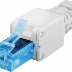 Conector de ansamblat RJ45 cat. 6A UTP pentru fir solid, Goobay 59227