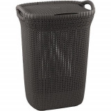 Cumpara ieftin Coș Curver KNIT 3676 57L, maro, 45x34x61 cm, pentru rufe, lenjerie de pat