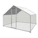 Cotet pentru pasari 3x2x1,95 m din otel galvanizat, produs resigilat