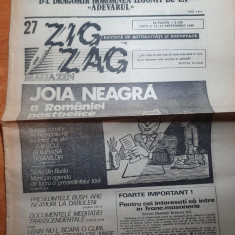 ziarul zig-zag 11-17 septembrie 1990-joia neagra a romaniei postbelice