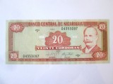 Rară! Nicaragua 20 Cordobas 1999 UNC la cel mai mic pret