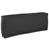 vidaXL Set de perne pentru palete, 2 bucăți, , negre din țesătură Oxford