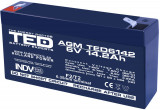 Acumulator AGM VRLA plumb acid 6V 14.2A 151x50xh95mm F2 TED Battery Expert Holland TED003034 5949258003034