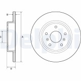 DELPHI BG4807C Disc frana