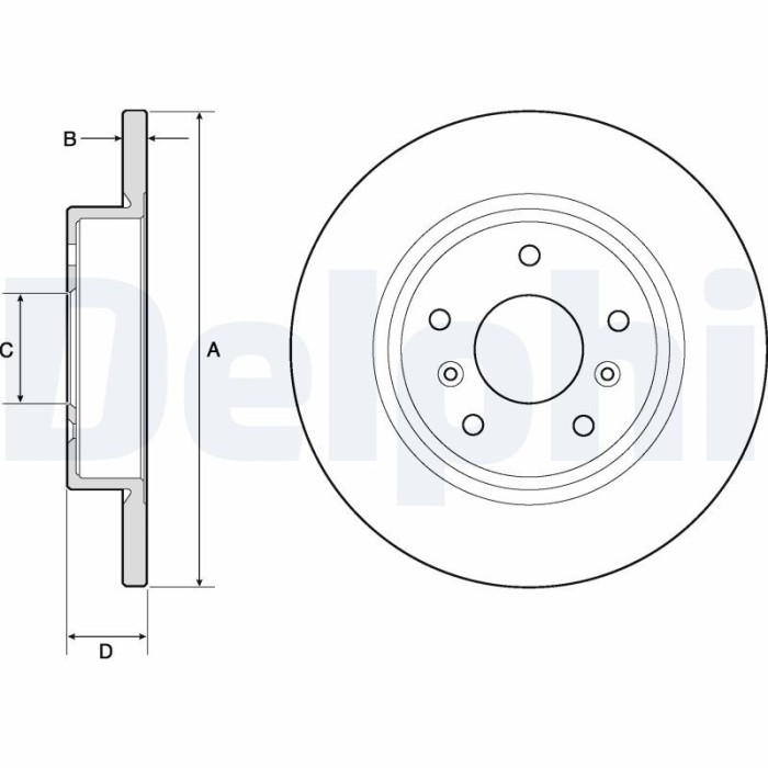 DELPHI BG4807C Disc frana