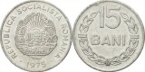 Romania 1975 - 15 bani, circulata