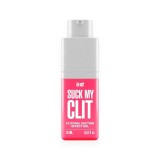 Gel intim INTT Suck my Clit, acțiune triplă de vibrație, pulsație și efect de &icirc;ncălzire progresivă, aromă de căpșuni, 15 ml