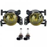 Set de faruri de ceata galbene din sticla clara, potrivit pentru BMW X3 E83 cu pachet M 04-06 Performance AutoTuning