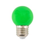 Bec LED verde E27 2W pentru iluminat ambiental si decor interior