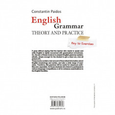 English Grammar. Theory and Practice (Editia 2016) - Constantin Paidos foto