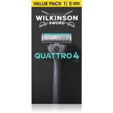 Wilkinson Sword Quattro aparat de ras rezerva lama 8 pc