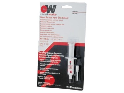 Pastă termoconductoare albă CHEMTRONICS 1,85W/mK 3,4g fără silicon foto