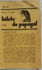 Bilete de papagal Anul I, Nr 13 / Arghezi /pamflet Iorga / Israel, iudaica D1