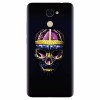 Husa silicon pentru Huawei Y7 Prime 2017, Colorfull Skull