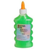 Adeziv lichid cu sclipici, Neon Verde, 200 ml, CMCLASS