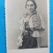 Costum popular - CP 1930 - Foto studio - Fata cu margele