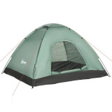 Cumpara ieftin Cort camping, 2 persoane, cu geanta, verde, 206x185x120 cm, ART
