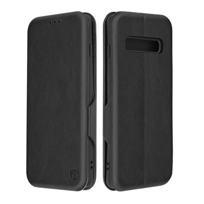 Husa pentru Samsung Galaxy S10 Techsuit Safe Wallet Plus, Black foto