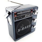 Radio portabil cu incarcare solara XB921BT-S si Bluetooth X-Bass, Waxiba