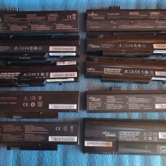lot 10 baterii laptop Fujitsu siemens - diverse modele -