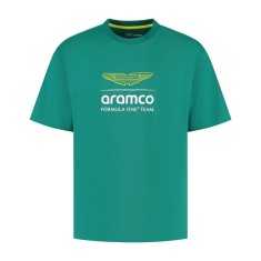 Aston Martin tricou de barba?i Large Logo green F1 Team 2025 - M foto