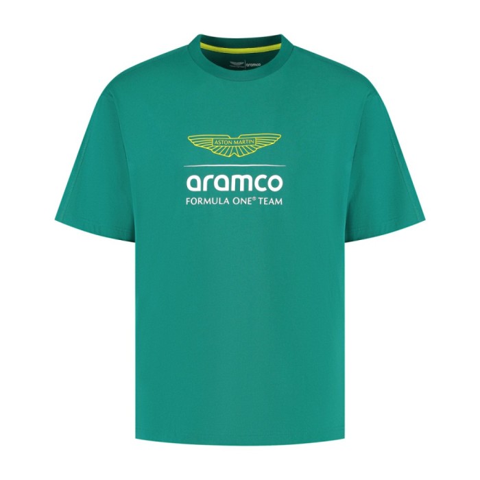 Aston Martin tricou de bărbați Large Logo green F1 Team 2025 - L