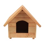 Cusca pentru caini talie mica, Laur, din lemn, maro, 63.5 x 54 x 67 cm