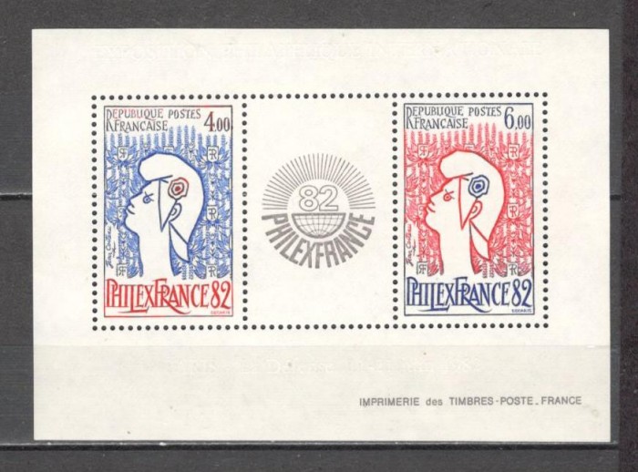 Franta.1982 Expozitia filatelica PHILEXFRANCE-Bl. XF.508