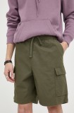 Levi&#039;s pantaloni scurți din amestec de in culoarea verde