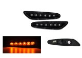 Set lampa semnalizare laterala BMW Seria 1 (E81-E88), Seria 3 (E46, E90/91, E92/93), Seria 5 (E60/E61), X3 (E83), LED; fumuriu; cu 6 LED-uri,