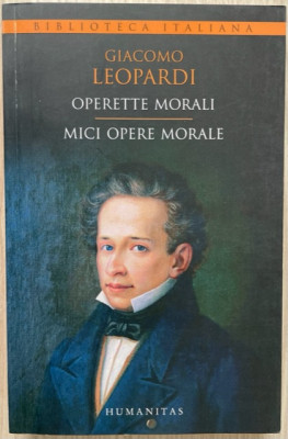 Mici opere morale - Giacomo Leopardi foto