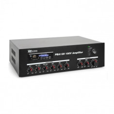 Power Dynamics Power dynamics pba120, amplificator, 100V, 120W, usb / sd, MP3, bluetooth foto