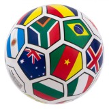 Minge Plajă, Model Steaguri, Plastic, Multicolor, Diametru 22 cm