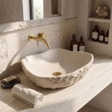 Lavoar pe blat Isla Warm Beige