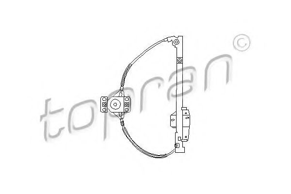 Macara geam VW PASSAT (3A2, 35I) (1988 - 1997) TOPRAN 103 594