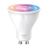 Cumpara ieftin Bec LED smart Wi-Fi, RGB, 2200-6500K, intensitate ajustabila, 350 lm, GU10 - TP-Link Tapo TapoL630