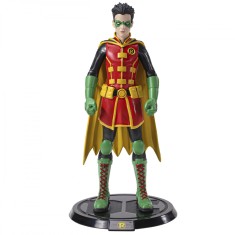 Figurina Robin articulata IdeallStore&reg;, Boy Wonder, editie de colectie, 17 cm, stativ inclus