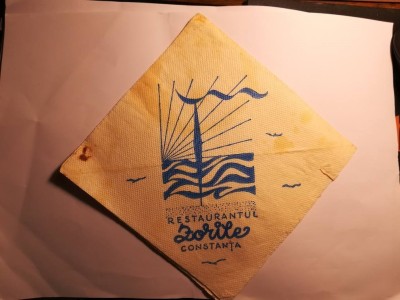 Șervețel cu Restaurantul Zorile din Constanța foto