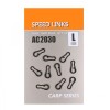 Agrafa Rapida Orange Speed Links L Negru Mat 10buc/plic