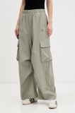 adidas pantaloni de trening CT Hero culoarea verde, uni, JV7133