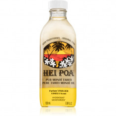 Hei Poa Pure Tahiti Monoï Oil Vanilla ulei multifunctional pentru corp si par 100 ml