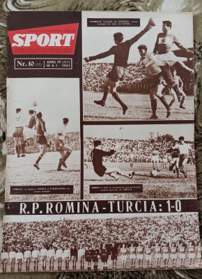 myh 110 - Revista SPORT - nr 10/mai 1961 foto