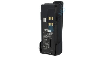 Baterie radio VHBW de &amp;icirc;nlocuire pentru Motorola PMNN4406, PMNN4406BR, PMNN4409 - 2600 mAh 7,4 V Li-Ion + clemă pentru curea foto